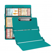 WhiteCoat Clipboard® Trifold - Teal Flight Medic Edition